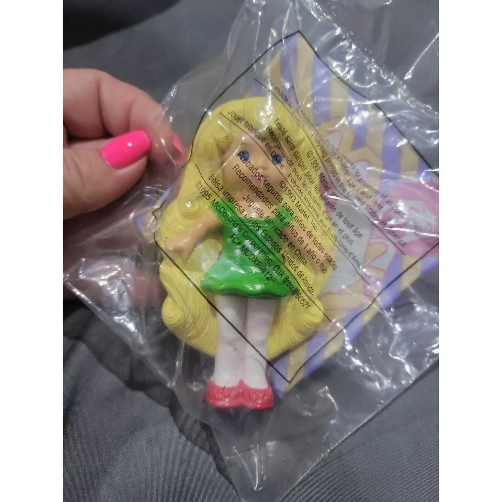 Vintage 1993 McDonalds Happy Meal Totally Toy Holiday Lil Miss Candi Stripes